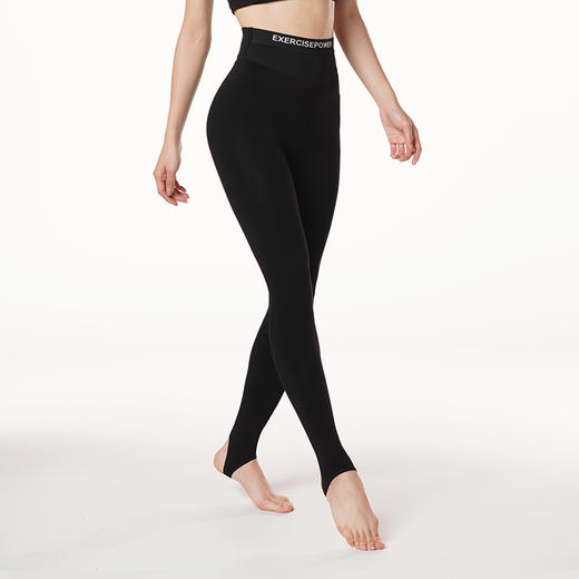 都市丽人基础系列舒暖负5度至5度中踩脚裤粘纤中一体裤打底裤LG24A4 商品图1