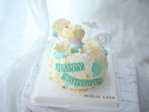 男孩款 黄毛小王子 男宝宝 满月 周岁蛋糕 商品图0