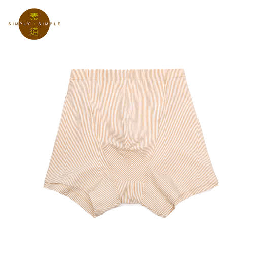 素道天然有机彩棉男士棉质平角裤 宽松大码内裤 透气舒适四角短裤 商品图4