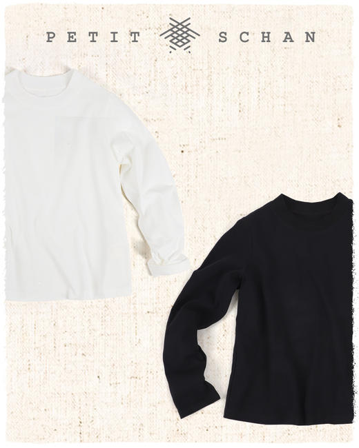 【经典款】PETIT SCHAN小闪 CLO#125 Basic Schan 基础闪 长绒棉基础款圆领长袖T恤 商品图0