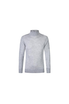 callisto灰色棉羊毛混纺毛衣 FNKNW268GY