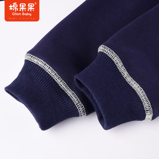 商场同款棉果果冬季男童显白百搭耐脏保暖加绒圆领套头卫衣M412180422711 商品图4