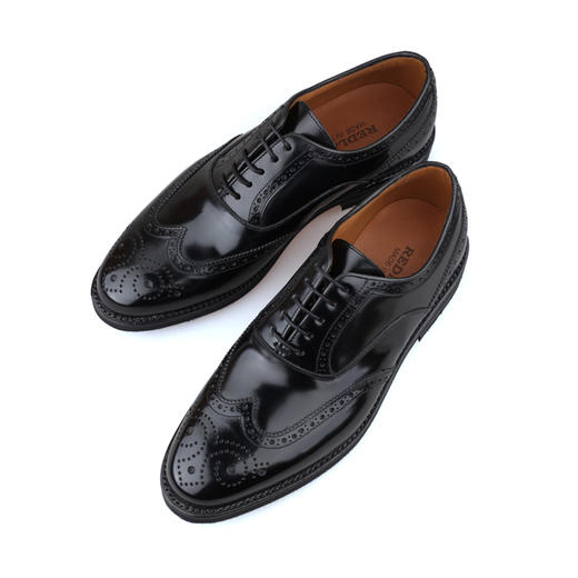 限时特价——西班牙原产男士翼型雕花布洛克牛津正装鞋莫扎特 MOZART-黑色(超轻舒适款) 商品图5