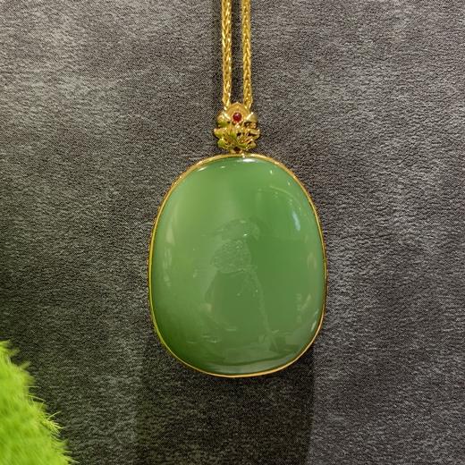 【御珠宫坊】金镶碧玉花牌 商品图1