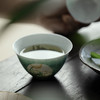 无落景德镇釉下彩手绘萌兔眺月盖碗手工陶瓷泡茶碗茶碗功夫茶满容150cc 商品缩略图2