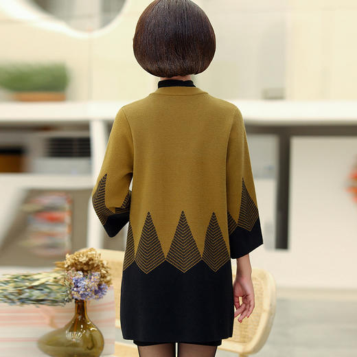 STY81918秋装装时尚风衣高贵毛衣外套 商品图1