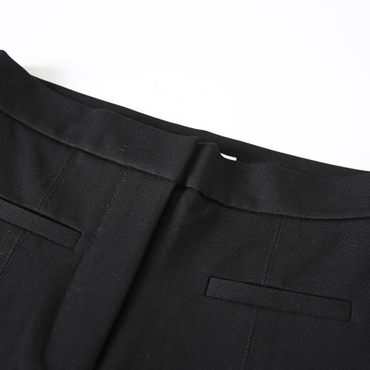 VIMAGE纬漫纪秋季新款高腰通勤纯色显瘦开叉裤子V1805406 商品图2