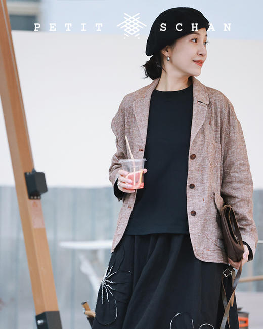 【经典款】PETIT SCHAN小闪 CLO#125 Basic Schan 基础闪 长绒棉基础款圆领长袖T恤 商品图7