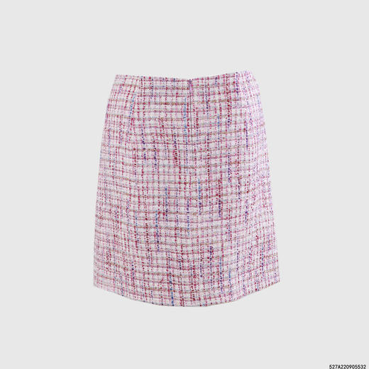 前中装饰扣压花瓣边显瘦半裙 商品图2