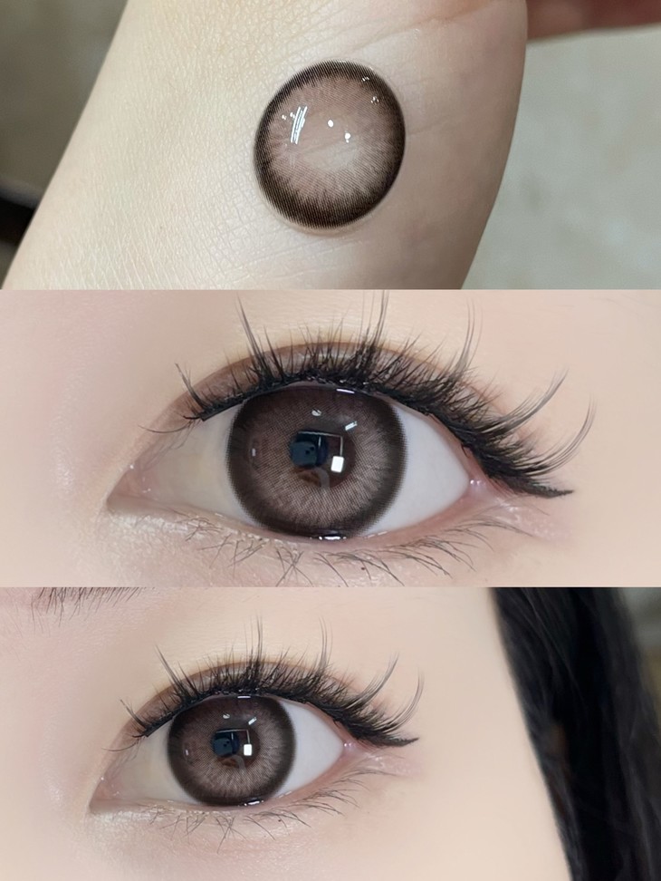 ALLECON年抛隐形眼镜 琥珀虹光14.5mm 1副/2片-VVCON美瞳网9