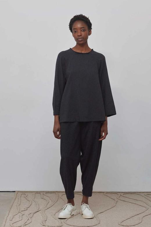 Toogood  古金色丝绒/炭灰色羊毛ACROBAT松紧腰休闲裤 商品图10