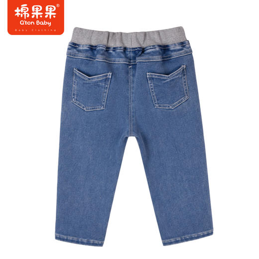 商场同款棉果果冬季女童百搭时尚不臃肿加绒牛仔长裤柔软亲肤M422200822618 商品图6