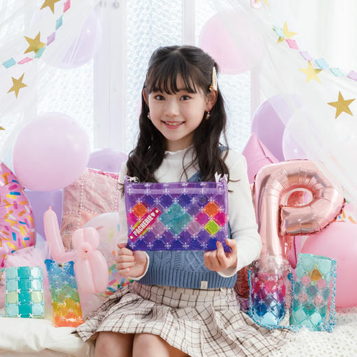 【紫罗兰】佩奇莉Pacherie拼包包益智女生手工DIY儿童制作女孩生日礼物 商品图1