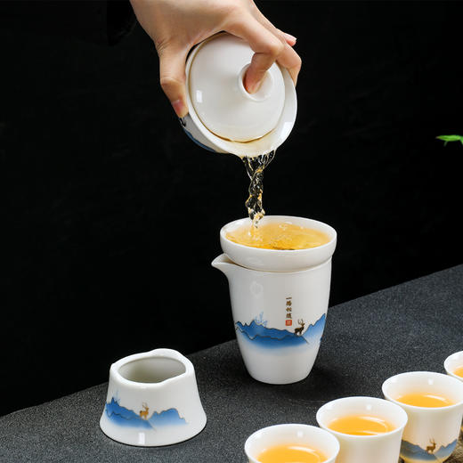 【限时特价】珍瓷窑 一帆风顺 拾光旅行套装 福建德化陶瓷 礼盒装 商品图2