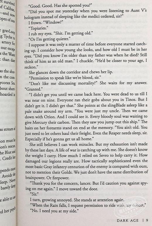 【中商原版】皮尔斯布朗：黑暗时代（火星崛起5） 英文原版 Dark Age Pierce Brown 商品图8