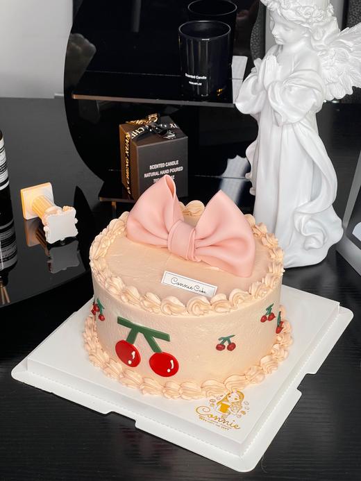 【1103】樱桃蝴蝶结蛋糕 商品图4