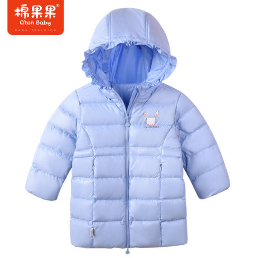 商场同款棉果果冬季女童小清新一件过冬保暖抗冻收腰长款羽绒服M422102922605 商品图0