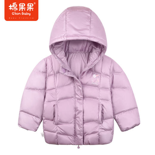 棉果果商场同款冬季女童加厚保暖中长款耐脏羽绒服M422102922632 商品图2