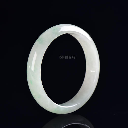 【雪花】飘花白底手镯-SZ408072 商品图5