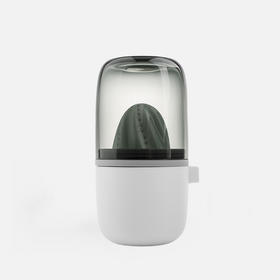 古婺窑火 乐活.心意 柠檬红茶杯 多功能手动榨汁杯 陶瓷/高硼硅玻璃