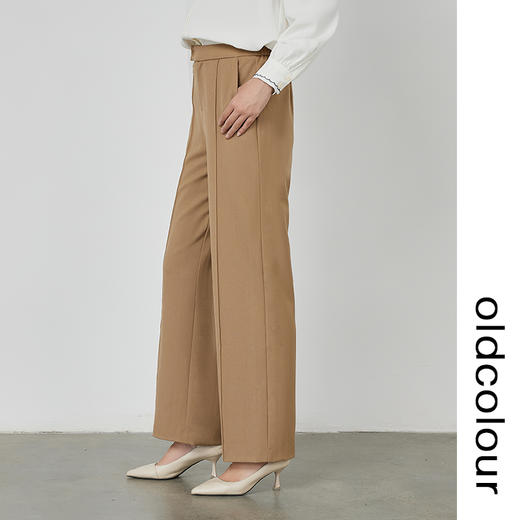 oldcolour宽松显瘦阔腿西装裤2022秋季新款垂感职业休闲长裤通勤 商品图1