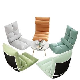 「8色可选！送腰枕」懒人沙发榻榻米床上靠背椅子 居家日用女生可爱卧室单人飘窗小沙发折叠椅子床上用品