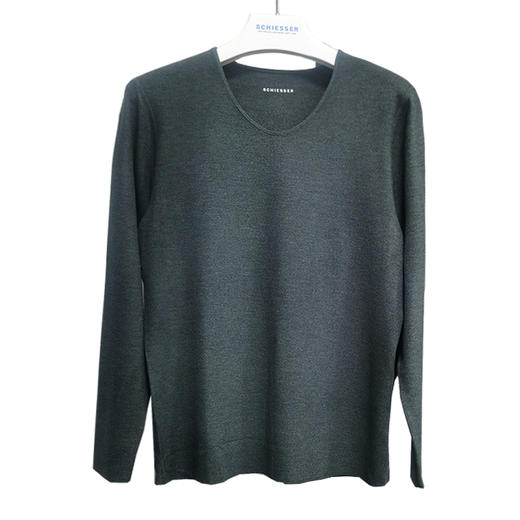 【双面绒随型裁】SCHIESSER德国舒雅双面绒男士保暖衣套装340g 65/16390W 商品图4