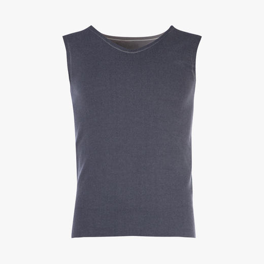 都市丽人都市锋尚舒暖负5度至5度男士保暖背心阳离子山羊绒贴片中背心保暖衣FW24B2 商品图3