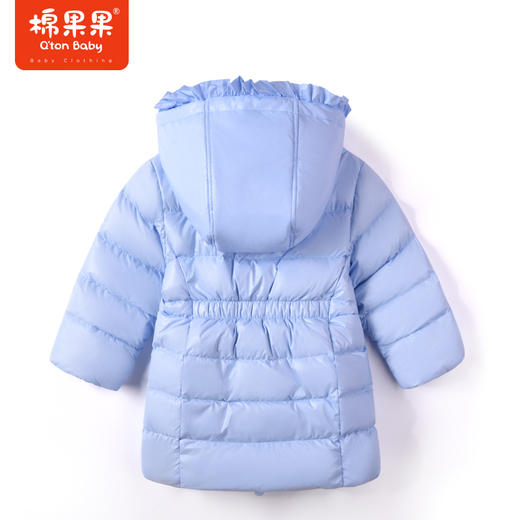 商场同款棉果果冬季女童小清新一件过冬保暖抗冻收腰长款羽绒服M422102922605 商品图6