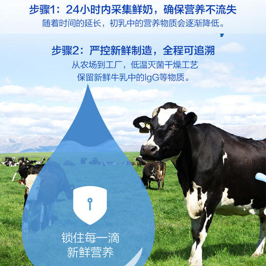善尔牛初乳粉免疫球蛋白 免疫力美国进口1.5g*30袋/盒 商品图3