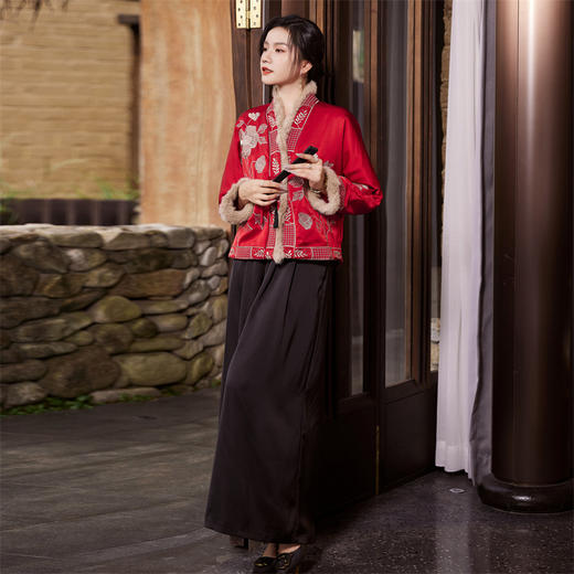 中式复古国风外套短款上衣百搭外套FL-A9049 商品图0