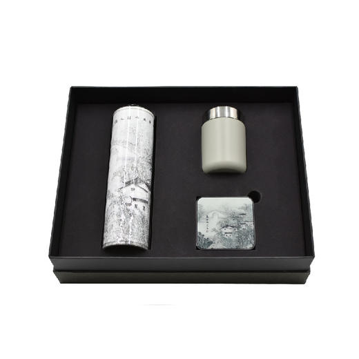 羽诗制造出品 文艺兴甬套装邓维东宁波写生款鼠标垫充电宝焖烧杯文创礼盒 商品图4