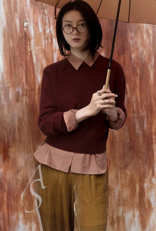 Toogood  古金色丝绒/炭灰色羊毛ACROBAT松紧腰休闲裤 商品图2