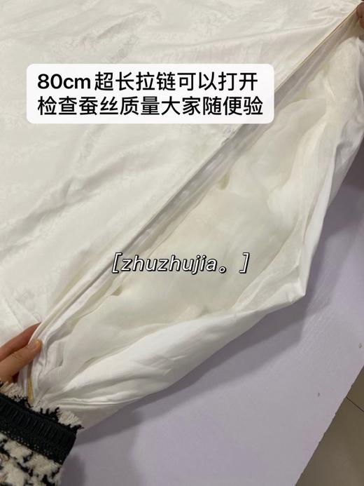 老客户专享！纯手工拉制蚕丝被，赠送纱布套还有高级包装袋！定制产品拍下不退不换，品质有多好姐妹们都懂的！圆圆妈桐乡老家特产！送礼礼物嫁妆 商品图5