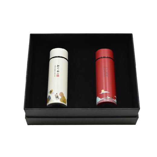 羽诗制造出品 并蒂同心套装 阳明心学口袋杯保温保冷 迷你出行便携保温杯150ML 商品图4