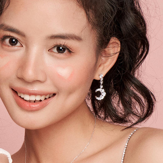 【明星同款】幻梦心月系列 梦幻【耳环】 商品图3