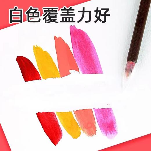 马利牌中国画颜料水墨山水画颜料画材12色24色36色5ml学生成人玛丽入门书法专业优选1盒 商品图5