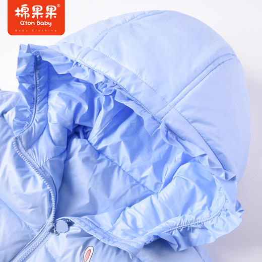 商场同款棉果果冬季女童小清新一件过冬保暖抗冻收腰长款羽绒服M422102922605 商品图1