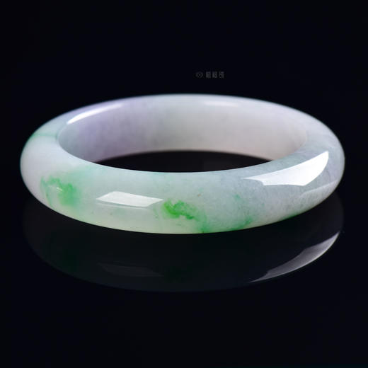 【满月】清透阳绿飘花圆镯-SZ2208201 商品图7