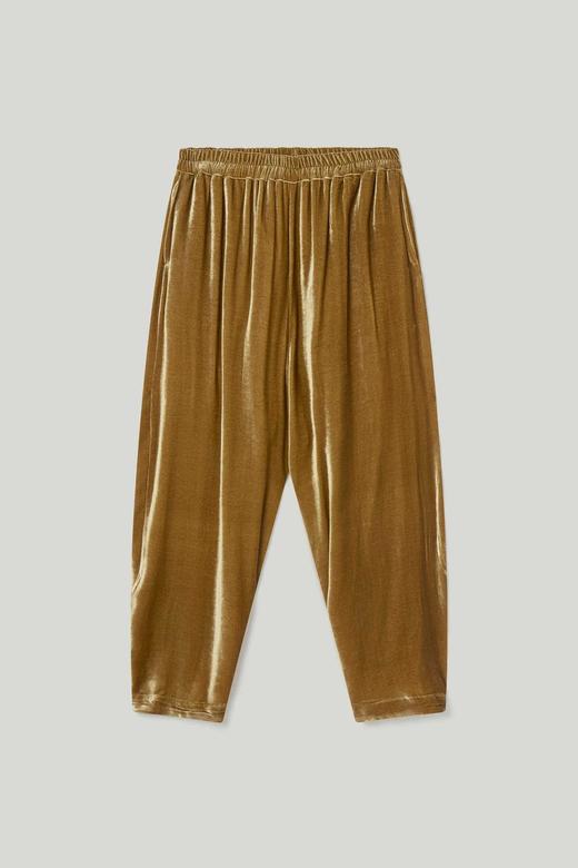 Toogood  古金色丝绒/炭灰色羊毛ACROBAT松紧腰休闲裤 商品图6