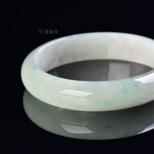 【雪花】飘花白底手镯-SZ408072 商品图4