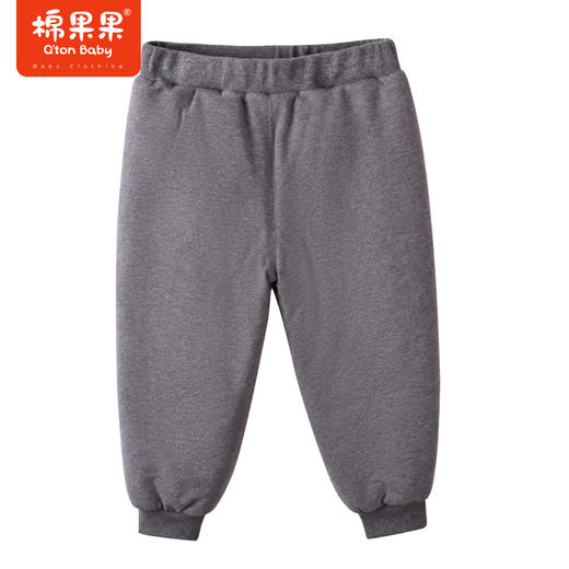 商场同款棉果果冬季男女童百搭休闲日常运动夹棉针织长裤保暖舒适M402200822729 商品图4
