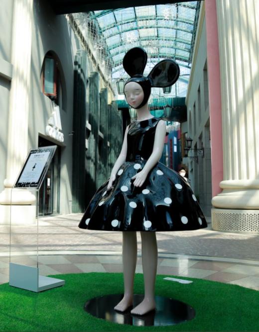 黑白波点-然女孩-2米 商品图2