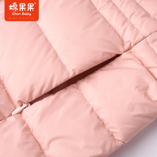 商场同款棉果果冬季女童保暖甜美可爱不臃肿连帽收腰长款羽绒服M422102922633 商品图4