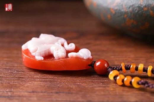 南红精雕【麒麟】吊坠 配精美编织挂绳 商品图2