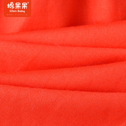 商场同款棉果果冬季女童圆领背心连衣裙毛呢网纱背心裙红色显白气质M422702422641 商品图4