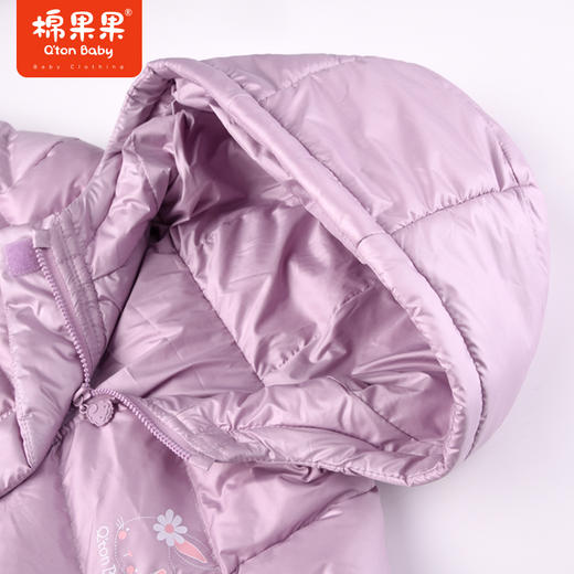 棉果果商场同款冬季女童加厚保暖中长款耐脏羽绒服M422102922632 商品图3