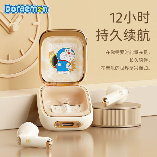 ROCK 哆啦A梦蓝牙耳机 复古TWS耳机二代 商品图9