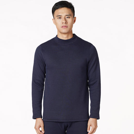 都市丽人都市锋尚超级暖负15度以下男士正价加厚套装导电丝-牛奶暖暖衣加厚套装保暖衣FW22B1 商品图0