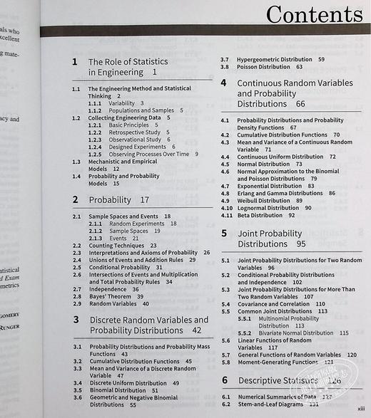 工程师应用统计与概率 Applied Statistics And Probability For Engineers 英文原版  商品图5